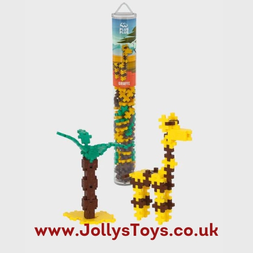 Plus-Plus Make a Giraffe Tube, 100 pieces